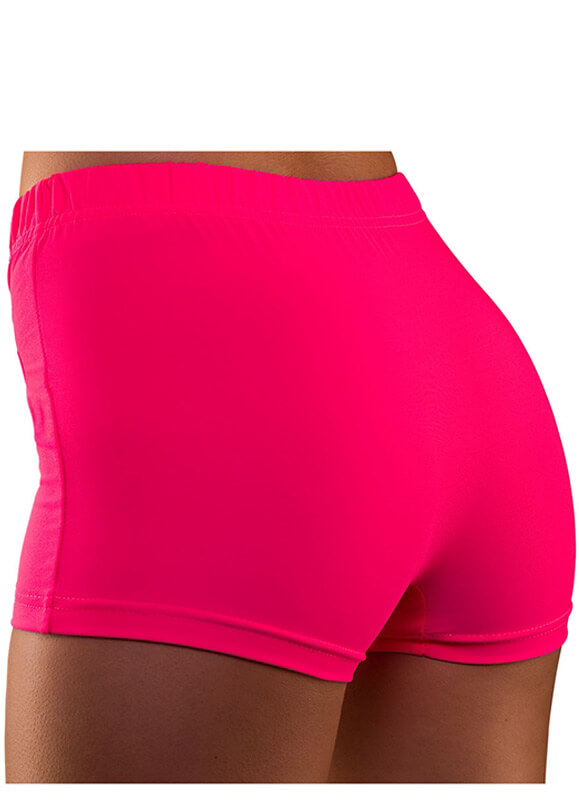 80s Hot Pants Neon Pink 2721