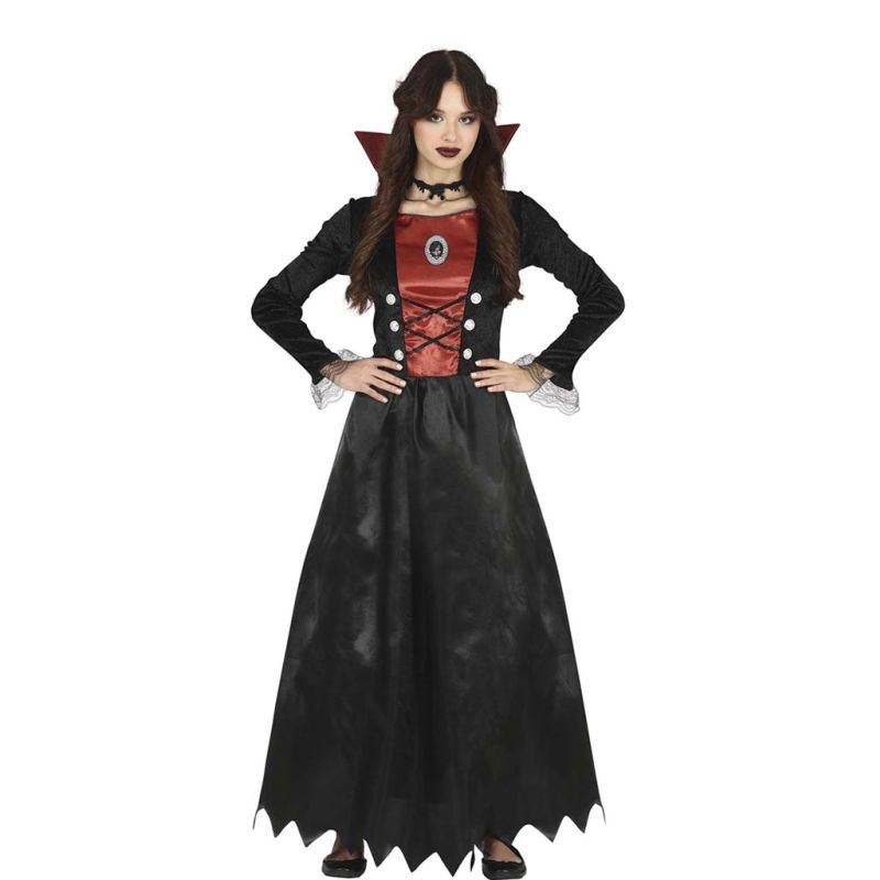 Gothic Vampiress Teen Costume Dress Size - 8-10 - 160cm