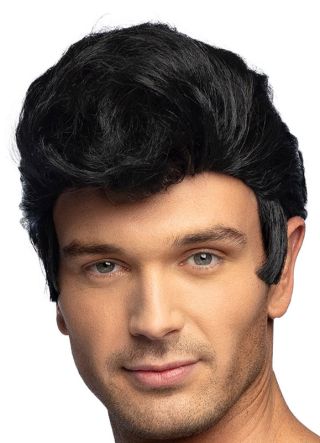 Black Quiff Greaser Wig – The-King