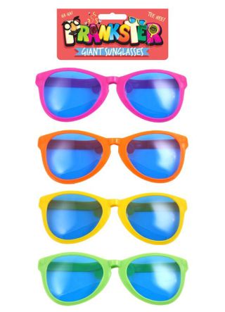 Giant Coloured Sunglasses - 27cm x 9.5cm