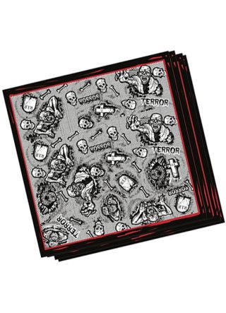 Halloween Zombie Graveyard Paper Napkins 16cm - 20pk