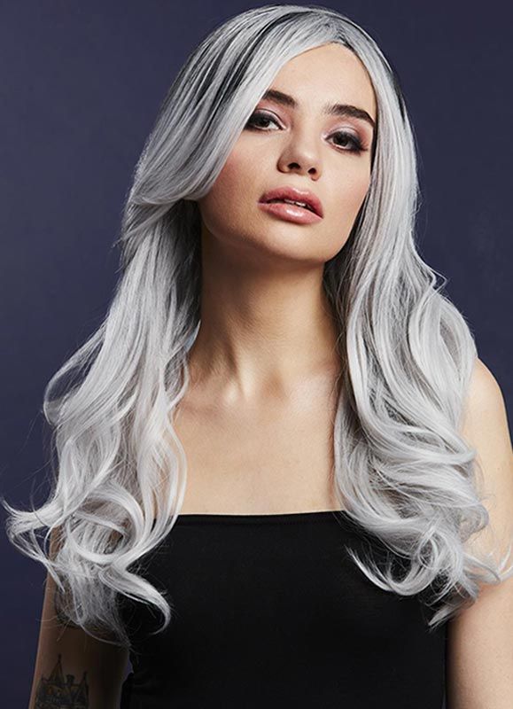 platinum silver hair